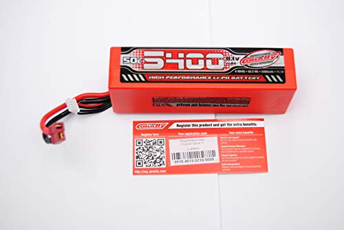 Corally Sport 5400mah 11.1v 3S 50C Hard Case LiPo RC Car Battery w/Deans