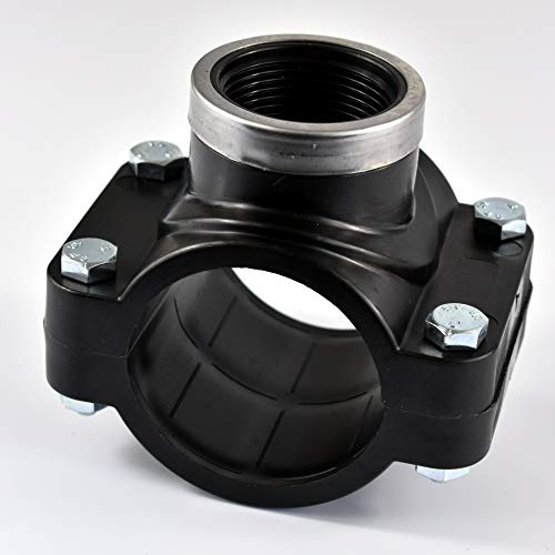 PP Anbohrschelle mit Verstärkungsring PN10 (63 x 3/4)