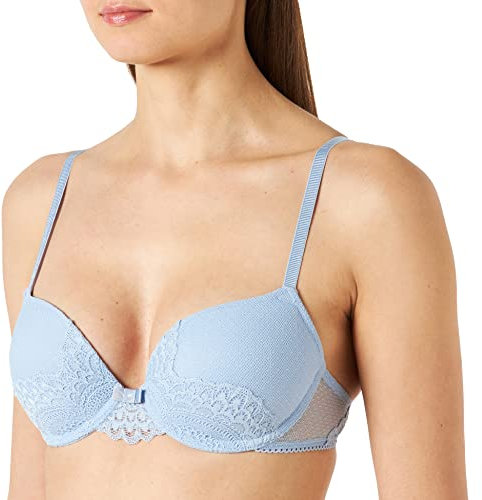 Triumph Damen Darling Spotlight WHP Halbschalen BH, Blau (Wedgewood-Pt Blue 00re), 70B