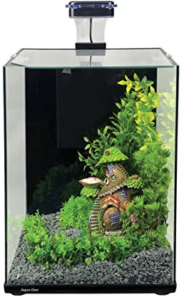 AquaOne Focus 23 Glass Aquarium 23L 30x22x41cm Black