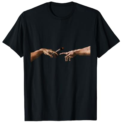 Michelangelo Pass the joint Weed Druffi Trippy T-Shirt