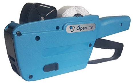 Preisauszeichner Open C6 Farbe Blau - 6 Zeichen für 1 Drucklinie