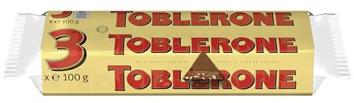 Barres chocolatées au lait et nougat,3 x 100 g