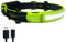 Liteband Pro Lampe frontale LED super lumineuse 1000 lumens alimentée par piles rechargeables, pour camping, course à pied, casque rigide, lampe frontale mains libres, jaune