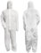 Bohrfux 5 Stück Maleranzug PP Einweganzug Overall mit Kapuze Gr. L-XXXL (wählbar) Polypropylen Schutzanzug 40g/m (XXL)