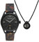 Emporio Armani Herren-Uhren-Sets Analog Solar One Size 88381602
