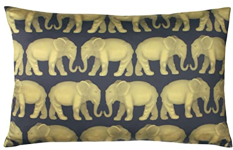 Paoletti Parade Kissenbezug, Polyester Samt, Navy, 40 x 60cm