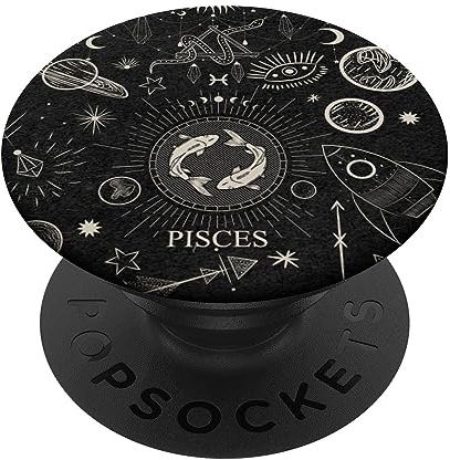 Galaxy Zodiac Sign Astrological Celestial Aesthetic Pisces PopSockets Klebender PopGrip