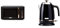 Haden Salcombe Microwave – 800W, 20 Litre, Black and Copper - ce015, 25.6 x 45.1 x 35.8cm, 5021961197061 & 191137 Salcombe Cordless Electrically Cooking Electric Kettle, 3000W, 1.7l, Black