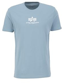 Alpha Industries Herren Basic Ml Für T-Shirt, Blau, S EU