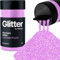 Hemway Premium Glitter Shaker - Lavender Purple | Fine Metallic Flake Sequins for Resin & Epoxy Crafts | Craft Supplies for Tumblers, Festival, Hair, Face, Body, Eye & Nail Art | 130 g