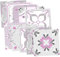 DOITOOL Pink Tile Stickers ： 10pcs Furniture Decals Home Goods Decor Furniture Stickers Vinyl Flooring Peel and Stick Floor Tile Wall for Home Self-Adhesive PVC