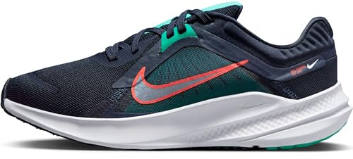 NIKE Damen WMNS Quest 5 Niedrig, Obsidian White Clear Jade Picante Red, 38 EU