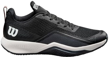 Wilson Rush PRO Lite, Tennis Shoe Uomo, Black/Ebony/White, 44 EU