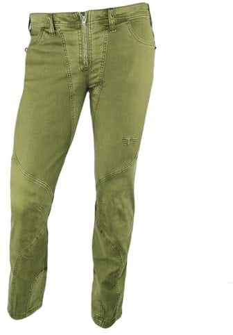 Jeanstrack TARDOR Pantalon de Escalada Trekking Senderismo Aire Libre (S, Esmeralda)