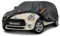 Kayme Autoplane Wasserdicht Atmungsaktiv für Mini Cooper 3 türer (2014-2025), 7 Schichten Vollgarage Autoabdeckung für Regen Sonne Staub Schutz Verkratzt, Autoabdeckung mit Reflektierenden Streifen.
