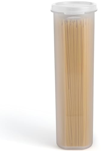 SIGNORA WARE luftdichte Aufbewahrungsboxen mit Deckel für Spaghetti und andere Lebensmittel aus BPA-Freiem Plastik - Hochwertige transparente Küchen Vorratsdosen - To-Go Snackbox