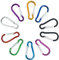 10 Pcs Carabiner Clip,Carabiner,Keyring Clip,46mm/1.6inch Multicolor Locking Key Chain Clips for Camping Traveling Hiking Keychains Keyring Outdoor
