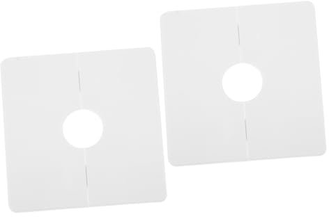 ARTIBETTER 2 Stücke Flansch Abdeckung Platte Für Toilette Split Flansch Kappe Minimalistischen Design Robust Material