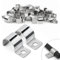 25 Pièces Fixation Grillage Rigide Sur Mur 18mm Attache Grillage Rigide Inoxydable Colliers de Serrage en U à Trou Unique Fixation Murale Grillage Rigide pour Ø 17-18.5mm Câble Tuyaux d'eau