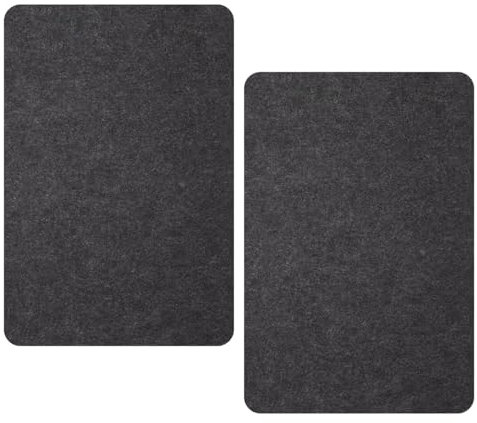 Heat Resistant Mat for Air Fryer,2 PCS Heat Protector Mat with Appliance Sliders Function,Silicone Mats for Worktops Heat Resistant, Silicone Heat Resistant Mat,Heat Proof Mat(Size:17.32x11.81inch)
