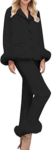 Pigiama Dimensione Danza Donna Pigiama Invernale Bambina Pigiama Donna Tinta Unita Pigiama Natalizio Coppia Felpa Natalizia Famiglia Amara Abbigliamento Donna vestaglia pile donna con bottoni