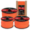 Kamu Synber Paracord 3mm x 15m 100% Nylon Cuerda Paracord 425 Tipo II 3 Hebras Cuerda Resistente para Todo Uso, Exterior, Bricolaje | Soporta 192kg | Naranja