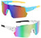 Mineup Schnelle Brille Rave, 2 Stück Sport Sonnenbrille, Polarisiert Fahrradbrille, Polarisierte UV400 Schutzbrille, Fahrradbrille Herren Damen, Schnelle Brille für Outdooraktivitäten Golf Ski