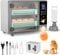 Brutautomat Vollautomatisch, Brutmaschine für 24 Eier mit Automatischem Wenden der Eier und Befeuchtung Durch Ultraschall-Zerstäubung, Temperaturkontrolle, LED-Farbdisplay, Schierlampe Für Eier