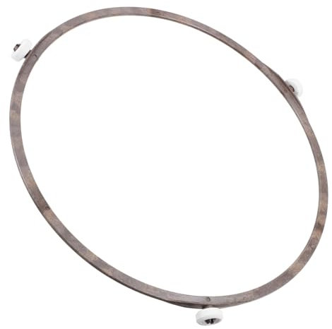 SHINEOFI Microwave Turntable Roller Durable Glass Tray Roller for Even Heating Essential Microwave Accessory with Wheels Fits Standard Ovens