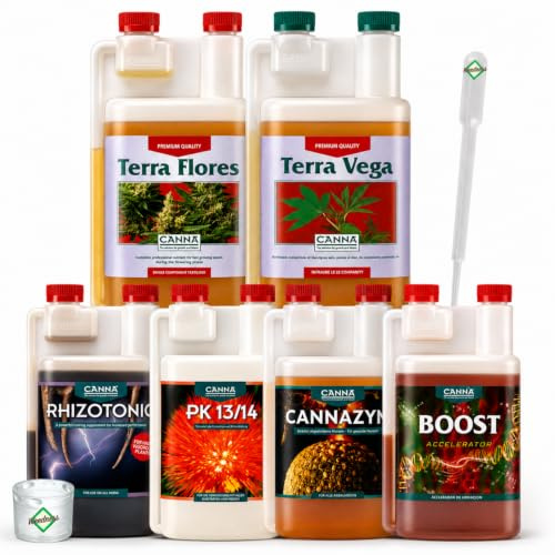 Weedness Canna Dünger Set All-Star Big - Grow Anbau Indoor & Outdoor Tomaten Naturdünger NPK Orchideen Bio Bonsai Organischer