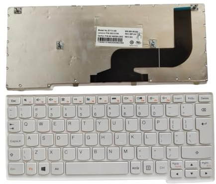 LIUHAOZ US UI Russische Tastatur für Lenovo IdeaPad S210 S210T S215 S215T Yoga 11S Notebook PC(UI White)