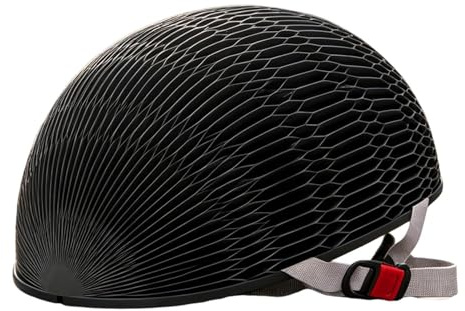 Casco pieghevole | Cappello di carta pieghevole portatile | Caschi per adulti con sottogola regolabile – per bicicletta, ciclismo, all'aperto, spiaggia, escursionismo, viaggi, donne e uomini