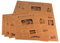 1000 Blatt Bio Burger Einschlagpapier Hamburgerpapier Sandwichpapier Frischhaltepapier Pergamentersatz braun fettdicht Motiv Zeitung/mit Zeitungsdruck braun 25x38cm - Inkl. VerpG in D