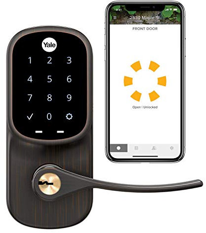 Yale YRL226-CBA-0BP Assure Lever Écran tactile, Wi-Fi et Bluetooth Bronze huilé
