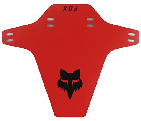 Fox Racing Front Mountain Bike Mudguard (Red/Logo)
