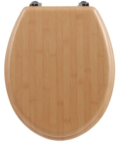 5five - Asiento de Inodoro de Madera Efecto bambú