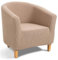 TIANSHU Sesselschoner Elastisch Sesselüberwurf, Modern Club Chair Stretch Sesselhusse, Universal Sofabezug für Einzelsofa, Bezug für Clubsessel (Sand)