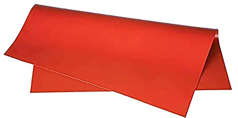 TEN-HIGH Silicone Plaque Carrée, Joint en Silicone résistant à haute Température Imperméable à l'eau Absorption des Chocs (Epaisseur 2mm, 500mm x 500mm)