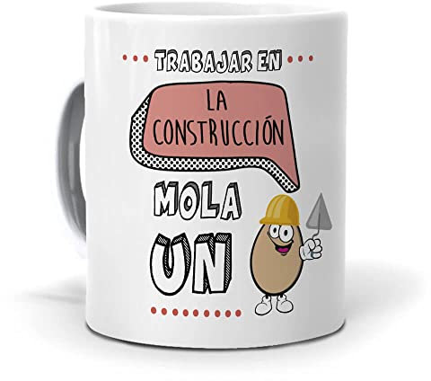 Taza Trabajar en la construcción Mola un Huevo