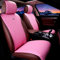 Menifomory Universelle Sitzbezüge für Autos Ledersitzbezug Rosa Autositzbezug 2/3 Überzogen 11PCS Fit Auto/Auto/LKW/Geländewagen (A-Pink)