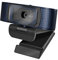 LogiLink UA0379 Conference HD USB Webcam Professional 80° Wide Angle Lens Dual Microphone with Noise Cancellation Auto Focus Privacy Cover for Video Conferencing & Live Streaming Black