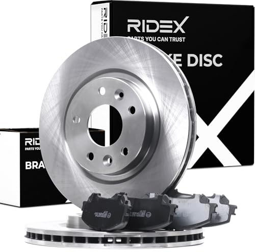 RIDEX Bremsenset Vorne 296mm Bremsscheiben und Bremsbeläge Kompatibel mit NISSAN Qashqai II J11, J11 Belüftet