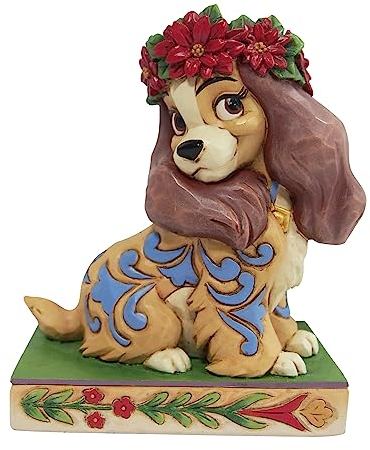 Disney Traditions Lady Christmas Figurine