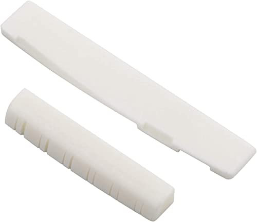 Unxuey Sillet de selle pour guitare acoustique 12 cordes Ivoire