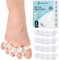 (4 Stück) Zehenspreizer Silikon für überlappende Zehen, Toe Spacer, Toe Separator, Zehentrenner Damen Herren zur Korrektur von Ballenzehen und Wiederherstellung der ursprünglichen Form der Zehen