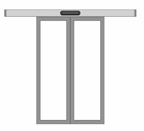 SISTEMA PER DUE ANTE SCORREVOLI 120 + 120 KG KEY AUTOMATION LEVANTE LEV6802