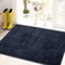 PURRUGS Dirt Trapper Door Mat 24 x 35.5, Non-Slip Machine Washable Entry Rug, Shoe Scraper, Dog Doormat, Super Absorbent Welcome Mat for Front & Back Door, Muddy Shoes & Paws, Navy Blue