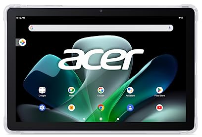 Acer Iconia Tab M10 - Tablet 10 WUXGA (1920x1200, MediaTek Kompanio 500, 4GB RAM, 64GB, Bluetooth, USB-C, Wi-Fi, MicroSD, Audio, Cámara Frontal y Trasera, Android 12) Color Plateado + Funda