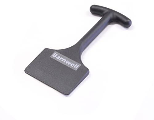 Barnwell Black 90mm 3 1/2'' Plastic T Handle Carpet & Stairs Bolster Tool